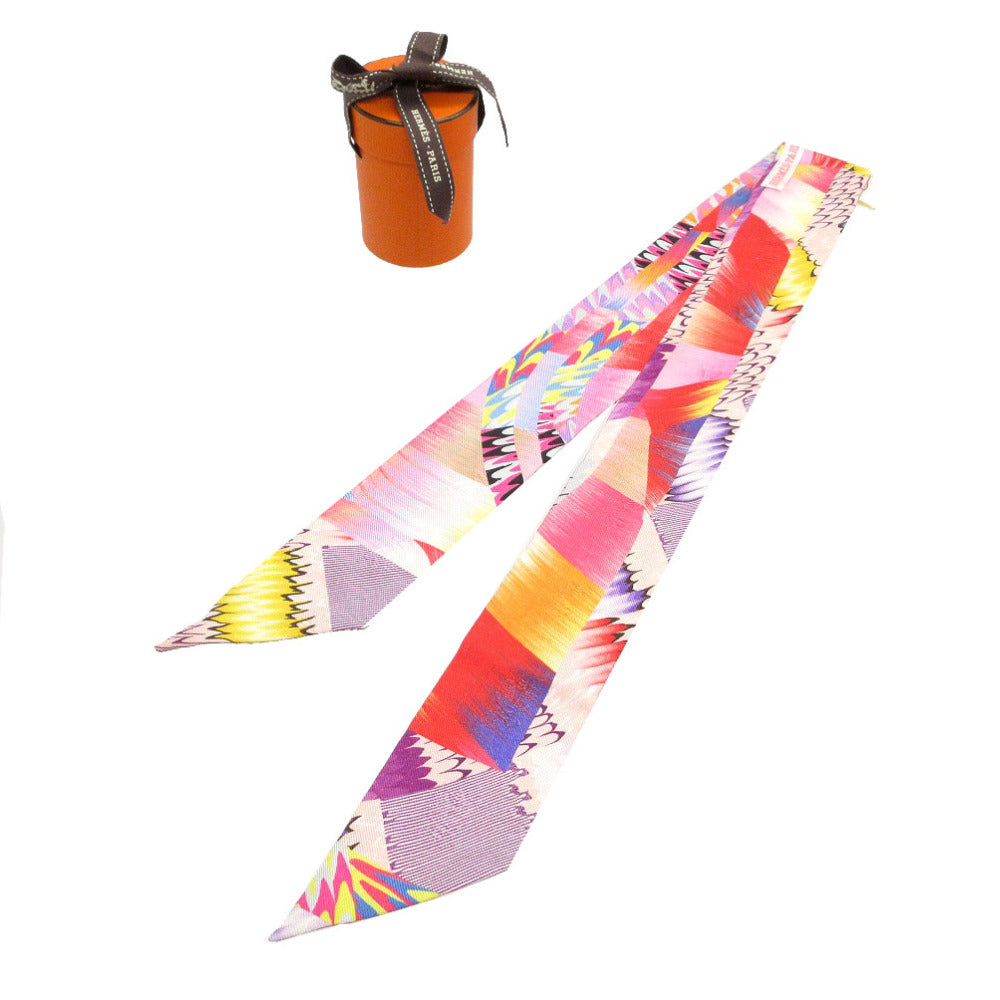 未使用 エルメス ツイリー 京都マーブル スカーフ シルク マルチカラー 1250【中古】HERMES