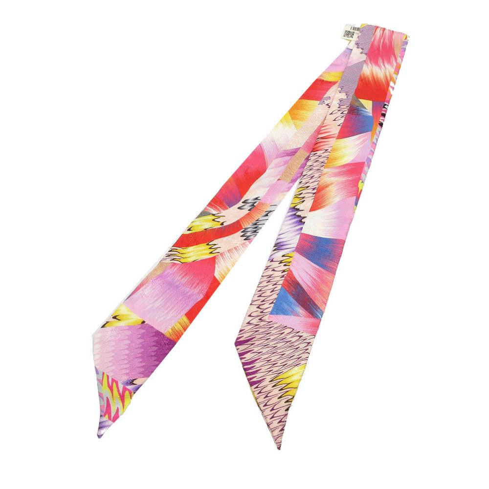 未使用 エルメス ツイリー 京都マーブル スカーフ シルク マルチカラー 1250【中古】HERMES