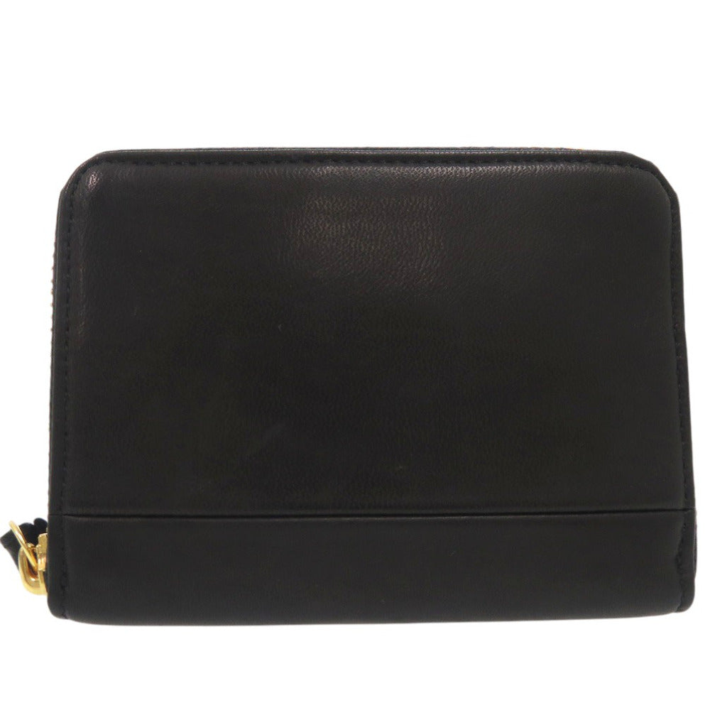 新品同様 吉田カバン ポーター PORTER ラウンドファスナー 二つ折り財布 レザーブラック 1259【中古】YOSHIDA & CO., LTD.