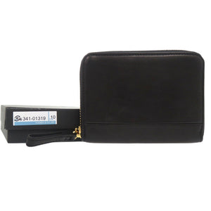 新品同様 吉田カバン ポーター PORTER ラウンドファスナー 二つ折り財布 レザーブラック 1259【中古】YOSHIDA & CO., LTD.