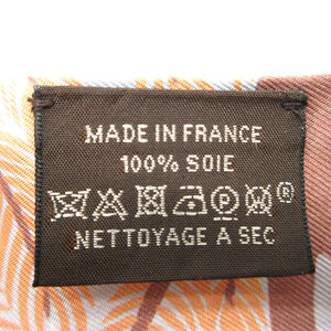 美品 エルメス ツイリー オルフェウスの魅力に誘われて スカーフ シルク シエル/ベージュローズ/ヴァーミリオン 1287【中古】HERMES