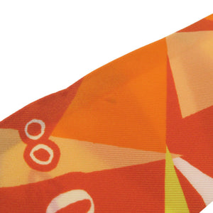 美品 エルメス ツイリー JEU DE SOIE UNIFORME シルクゲーム シルク オレンジ ピンク スカーフ 1291【中古】HERMES