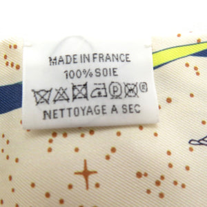 美品 エルメス スペースダービー Space Derby ツイリー スカーフ シルク マルチカラー 1315【中古】HERMES