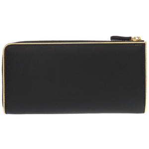 未使用 サルヴァトーレ フェラガモ ヴァラリボン JL 22C248 レザー ブラック 黒 L字ファスナー長財布 財布 1321【中古】Salvatore Ferragamo