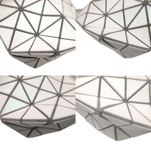 未使用 イッセイミヤケ バオバオ PVC ポリエステル ホワイト 白 ポーチ 1359【中古】ISSEY MIYAKE