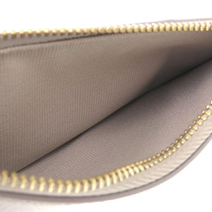 新品同様 フルラ レザー グレー ゴールド金具 コインケース カードケース 1395 【中古】 Furla