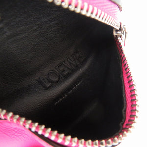 未使用 ロエベ レザー ピンク コインケース アンクルポーチ 財布 1448 【中古】 LOEWE