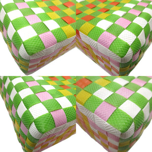 新品同様 マルニ M00178 ポリプロピレン グリーン 緑 ピクニック マイクロ バスケットバッグ 1458【中古】MARNI