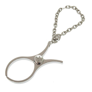 新品同様 エルメス グローブホルダー フィル シルバー  バックチャーム キーホルダー 1497【中古】HERMES