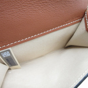 新品同様 クロエ クロエシー コンパクトウォレット 三つ折り財布 レザー/カーフレザー ラスティピンク ホワイト 1535【中古】Chloe