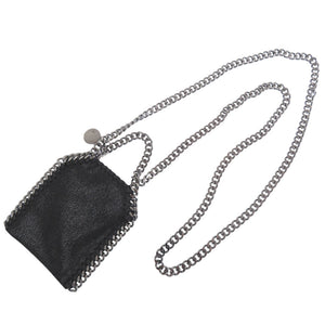 新品同様 ステラマッカートニー ファラベラ マイクロサイズ ポリエステル ブラック ショルダーバッグ 黒 1553【中古】Stella McCartney