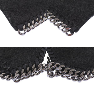 新品同様 ステラマッカートニー ファラベラ マイクロサイズ ポリエステル ブラック ショルダーバッグ 黒 1553【中古】Stella McCartney