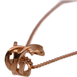 新品同様 サンローランパリ ロゴリング 651779 メタル ゴールド 金 ネックレス 1565【中古】SAINT LAURENT PARIS