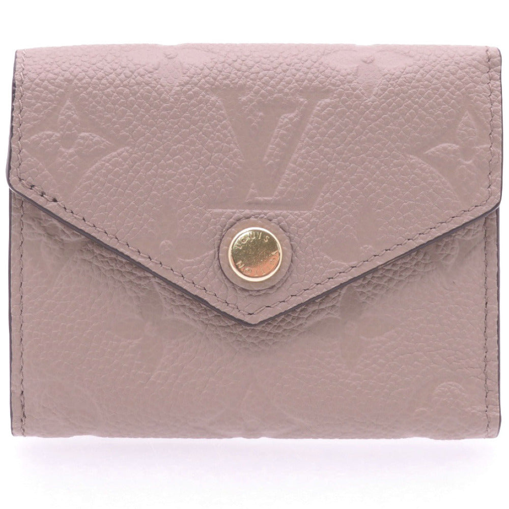 新品同様 ルイ ヴィトン ポルトフォイユ ゾエ モノグラムアンプラント トゥルトレール M69800 ICタグ 三つ折り財布 LV 1575【中古】LOUIS VUITTON