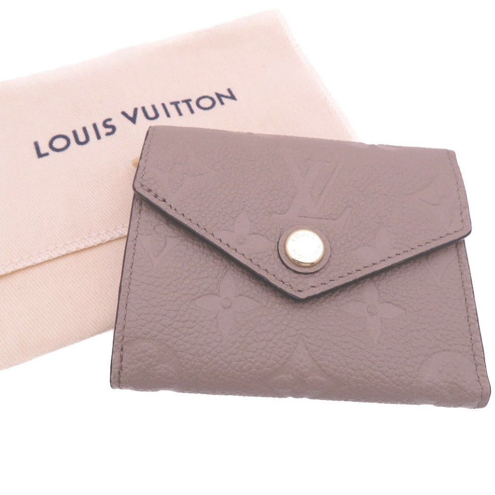新品同様 ルイ ヴィトン ポルトフォイユ ゾエ モノグラムアンプラント トゥルトレール M69800 ICタグ 三つ折り財布 LV 1575【中古】LOUIS VUITTON