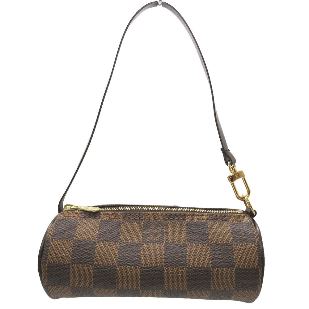 新品同様 ルイヴィトン ダミエ パピヨン ブラウン 茶 ポーチ 1590【中古】LOUIS VUITTON