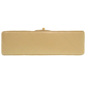 美品 シャネル マトラッセ23 ラムスキン ベージュ ダブルフラップ 1番台 A01113 ショルダーバッグ ココマーク 1605 【中古】 CHANEL