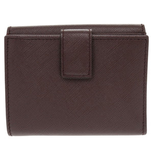 美品 サルヴァトーレフェラガモ ヴァラリボン レザー ボルドー 二つ折り財布 1726【中古】Salvatore Ferragamo