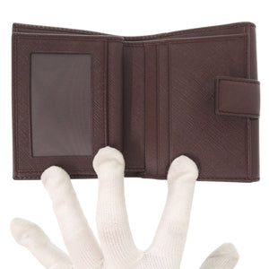 美品 サルヴァトーレフェラガモ ヴァラリボン レザー ボルドー 二つ折り財布 1726【中古】Salvatore Ferragamo