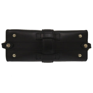 グッチ ホースビットハーフムーン 2wayチェーンショルダー レザー ブラック トートバッグ 1730【中古】GUCCI