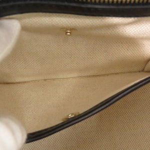 グッチ ホースビットハーフムーン 2wayチェーンショルダー レザー ブラック トートバッグ 1730【中古】GUCCI