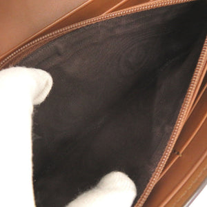 新品同様 グッチ 453506 GGスプリームキャンバス レザー ベージュ ブラック 長財布 チェーンウォレット 1880【中古】GUCCI