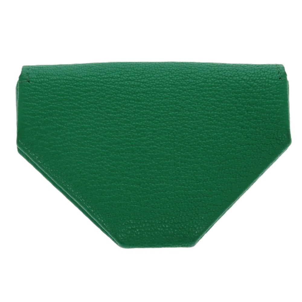 美品 エルメス ルヴァンキャトル シェーブル ミント Z刻印 1921 緑 コインケース【中古】HERMES