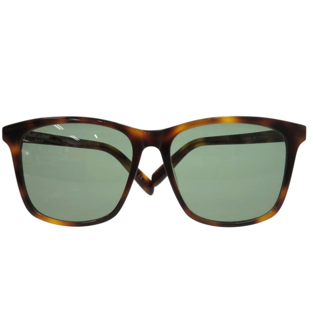 美品 サンローランパリ ウェリントン セルフレーム SL205 K 003 サングラス プラスチック ブラウン 1923【中古】SAINT LAURENT PARIS