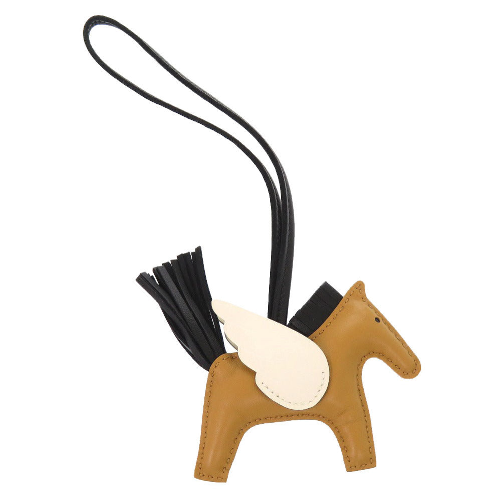 新品同様 エルメス ロデオペガサスPM アニューミロ セサミ ナタ ブラック Z刻印(2021年製) バッグチャーム 1935 【中古】 HERMES