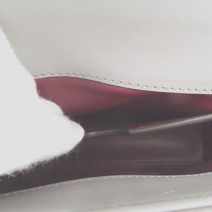 新品同様 ジバンシィ エデンスモール レザー グレー 灰色 ハンドバッグ 1974【中古】GIVENCHY