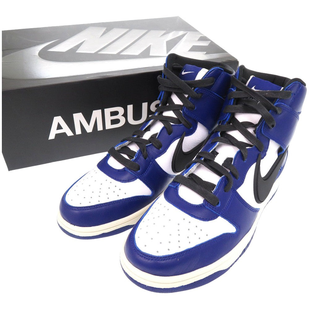 未使用 ナイキ × アンブッシュ AMBUSH DUNK HIGH ディープロイヤル スニーカー ブルー 29cm レザー 1997【中古】NIKE
