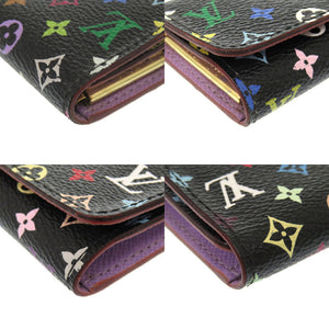 美品 ルイ ヴィトン ミュルティクレ4 モノグラムマルチカラー ノワール M93732 4連 キーケース LV 2070 【中古】 LOUIS VUITTON