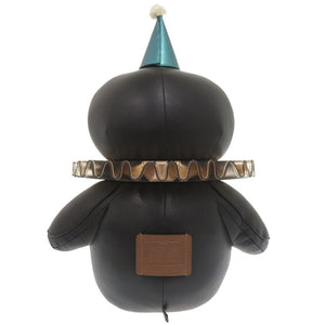 美品 コーチ フクロウ レザー ブラック ぬいぐるみ F79473 2153【中古】COACH