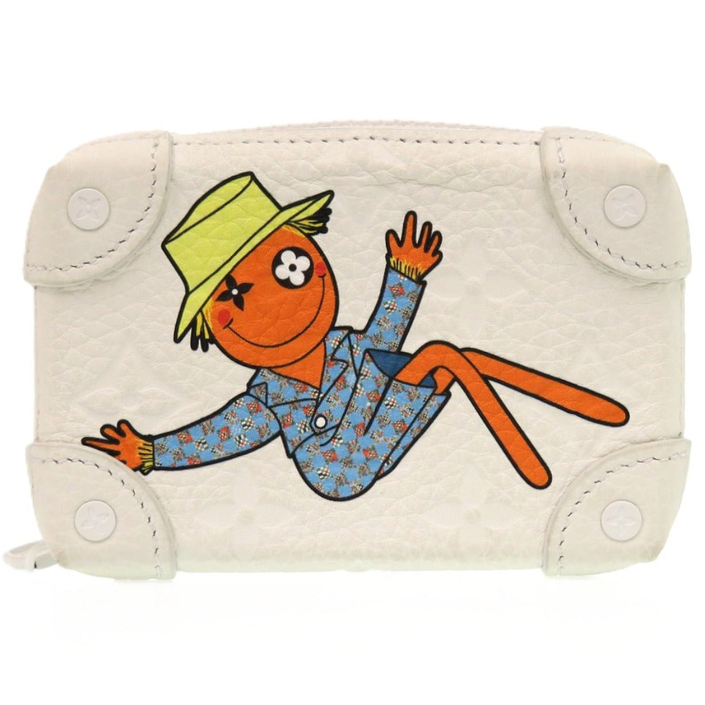 美品 ルイ ヴィトン ソフトトランク モノグラム LVフレンド M80209 トリヨンレザー ホワイト LV 白 ショルダーバッグ 2221【中古】LOUIS VUITTON