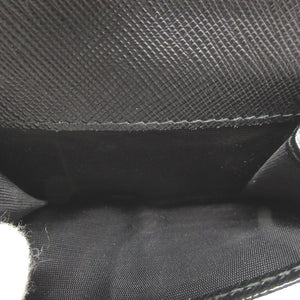 未使用 プラダ 1MH042 コンパクトウォレット サフィアーノレザー ブラック 黒 3つ折り財布 財布 2299【中古】PRADA