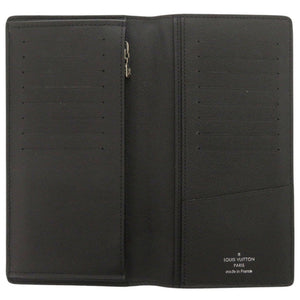 美品 ルイ ヴィトン ポルトフォイユ ブラザ タイガ M30501 ブラック 長財布 黒 LV 2312【中古】LOUIS VUITTON メンズ