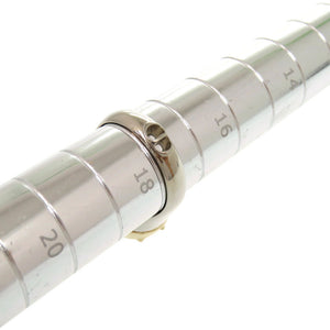 美品 クリスチャン ディオール CD 花柄 リング 指輪 メタル ゴールド シルバー アクセサリー 2327【中古】Christian Dior