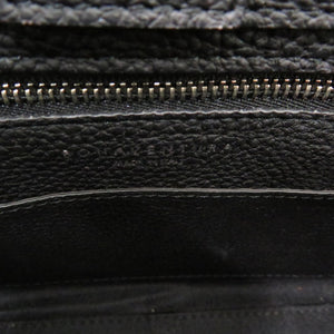 未使用 ボナベンチュラ ミア22 MIA22 レザー ブラック シルバー ショルダーバッグ 黒 2372【中古】BONAVENTURA