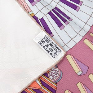 新品同様 エルメス カレ90 POINT D'ORGUE フェルマータ シルク マルチカラー スカーフ 2429【中古】HERMES