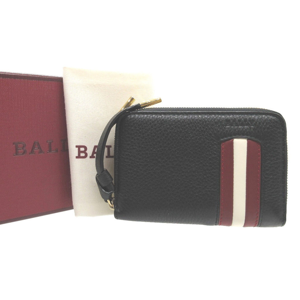 新品同様 バリー MORRIN レザー ブラック 黒 コインケース 財布 2451【中古】BALLY