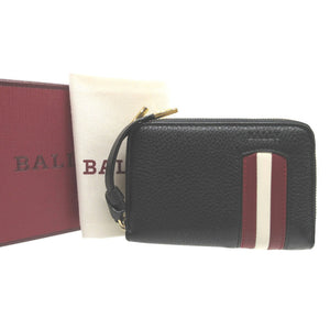 新品同様 バリー MORRIN レザー ブラック 黒 コインケース 財布 2451【中古】BALLY