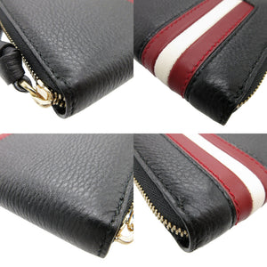 新品同様 バリー MORRIN レザー ブラック 黒 コインケース 財布 2451【中古】BALLY