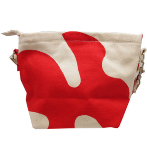 未使用 マリメッコ モノ ミニ クロスボディ キャンバス アイボリー ショルダーバッグ 2456【中古】marimekko