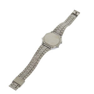 未使用 メゾンキツネ カシオ×カフェ キツネ CKU06802-P850-U A168WECK-7A SS シルバー クオーツ 腕時計 2459【中古】MAISON KITSUNE