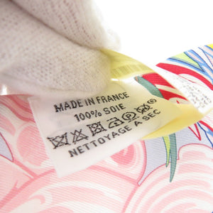 未使用品 エルメス ツイリー ダンスパシフィック シルク ブルーシエル ヴェール ローズペール スカーフ 2503【中古】HERMES