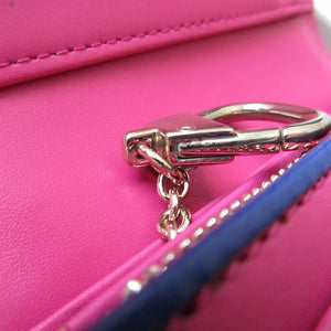 新品同様 ポールスミス レザー ピンク コンパクトウォレット 2つ折り財布 財布 2508【中古】Poul Smith