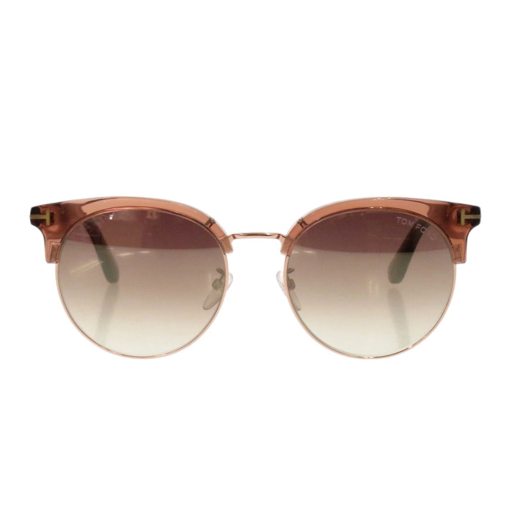 美品 トムフォード FT0545-K-45G-56 プラスチック/メタル ピンクブラウン サングラス 2514【中古】TOM FORD