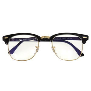 レイバン CLUBMASTER クラブマスター EVERGLASSES エバーグラス クリアタイプ RB3016 901/BF プラスチック ガラス ブラック サングラス 2516【中古】Ray-Ban