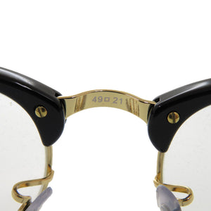 レイバン CLUBMASTER クラブマスター EVERGLASSES エバーグラス クリアタイプ RB3016 901/BF プラスチック ガラス ブラック サングラス 2516【中古】Ray-Ban