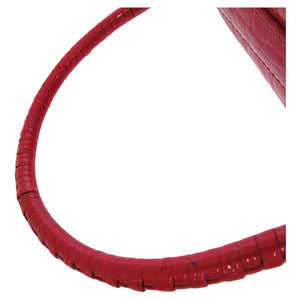 フェンディ クロコ ストローバッグ カゴバッグ ストロー ピンク 2524【中古】FENDI